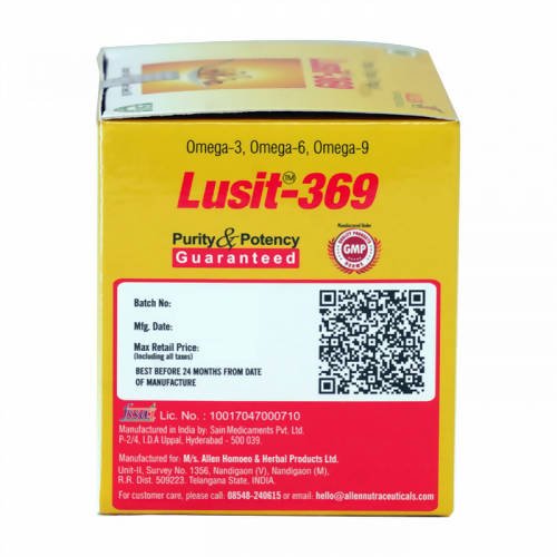 Allen Homeopathy Lusit - 369 Capsules 