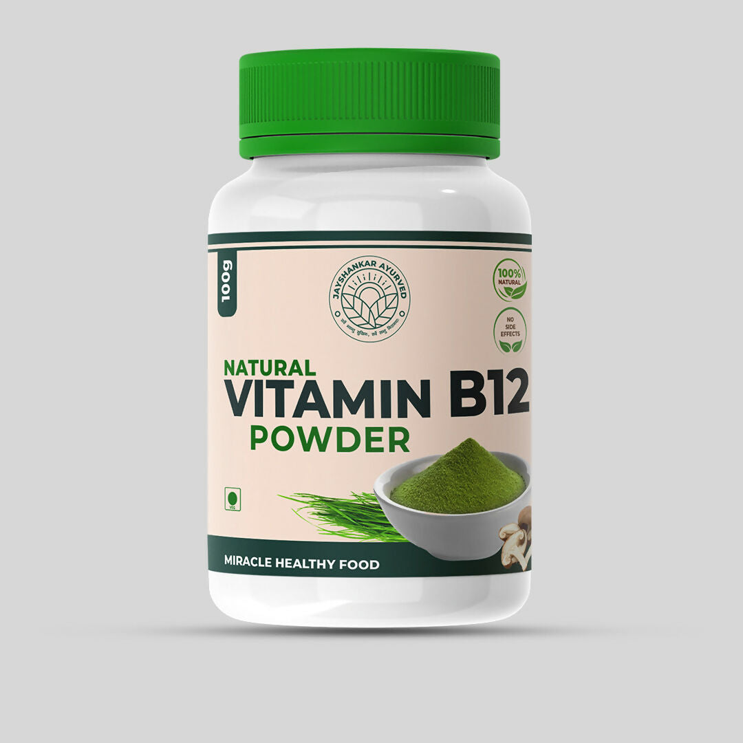 Jayshankar Ayurved Vitamin B12 Green Food Powder 
