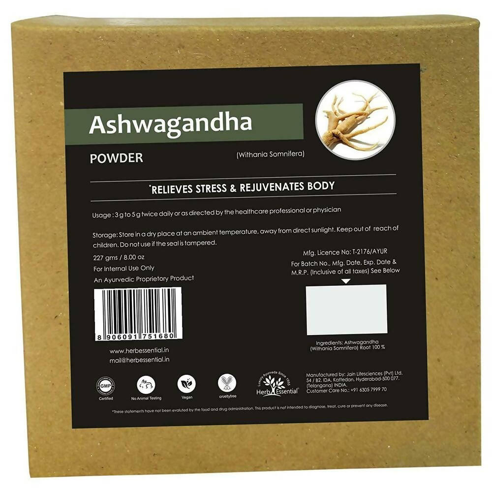 Herb Essential Ashwagandha Root Powder 