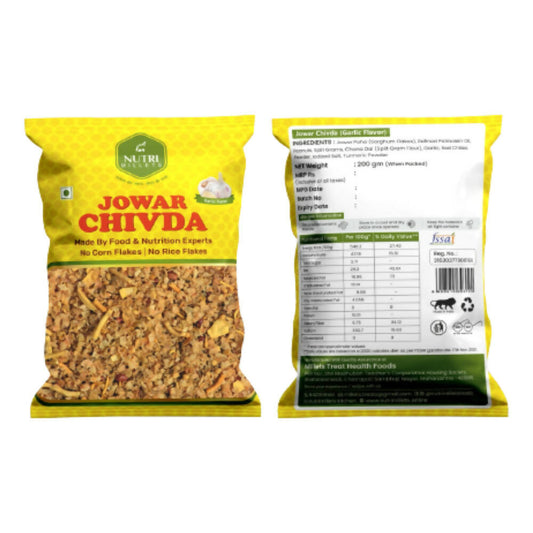 NutriMillets Jowar Flakes Chivda - Garlic Flavor - Grab2buy