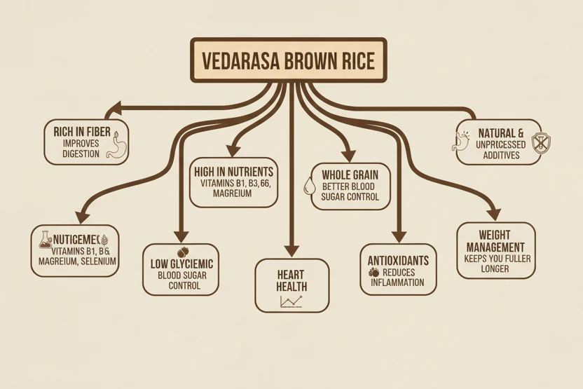 VedaRaSa Natural & Organic Brown Rice  Grab2Buy VedaRasa Grab2Buy