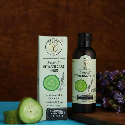 Tatvik Ayurveda Swacha Intimate Care Her (Cucumber, Lavender & Olive Oil)  Grab2Buy Tatvik Ayurveda Grab2Buy