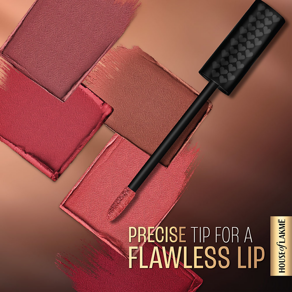 Lakme Xtraordin-Airy Velvet Matte Lip Mousse - Passion Pink