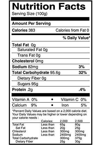 Siddhagiri's Satvyk Organic Jaggery Powder Facts