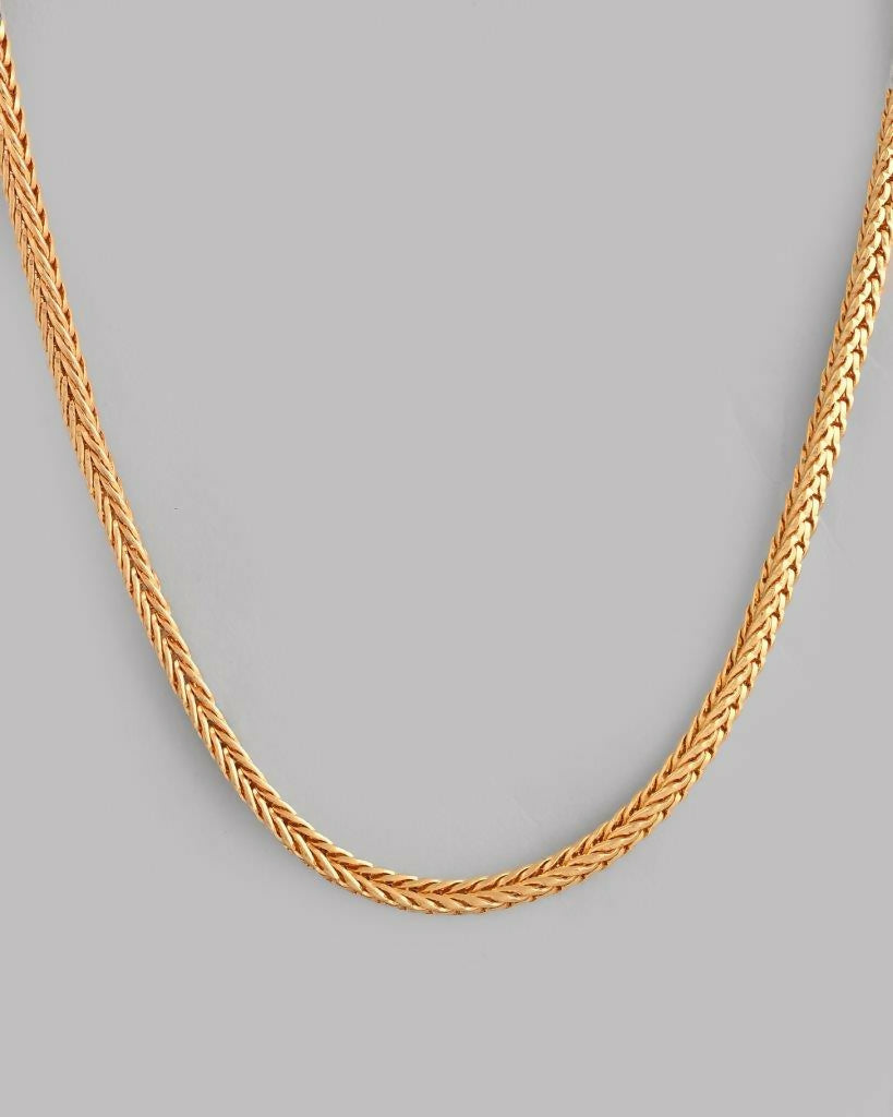 VOJ Gold-Polished Thick Snake Chain 