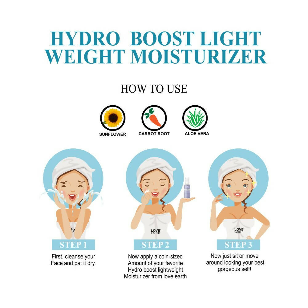 Love Earth Hydro Boost Light Weight Moisturizer 