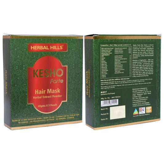 Herbal Hills Kesho Forte Hair Mask Powder - Grab2buy