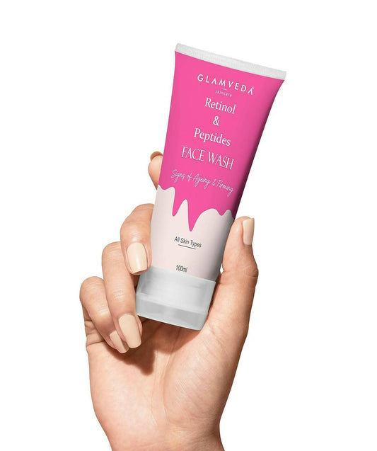 Glamveda Retinol & Peptide Anti Ageing Face Wash - Grab2buy
