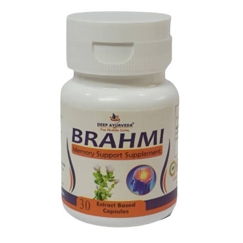 Deep Ayurveda Brahmi 500mg Veg Capsule - Grab2buy