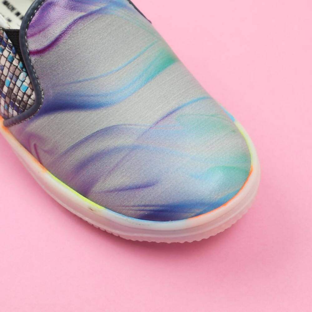 Tiny Bugs Unisex Sea Printed Slip Ons Sneakers - Grey  Grab2Buy Tiny Bugs Grab2Buy