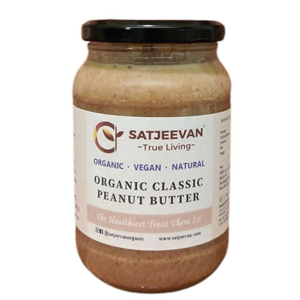 Satjeevan Organic Classic Peanut Butter - Grab2buy