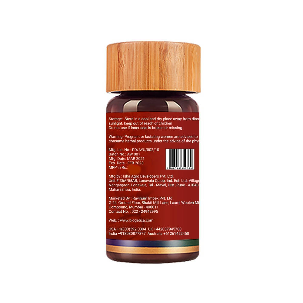 Biogetica Ashwagandha 30 Cap Dosage