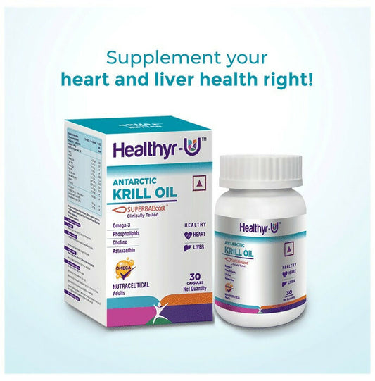Healthyr-U Antarctic Krill Oil Capsules - Grab2buy