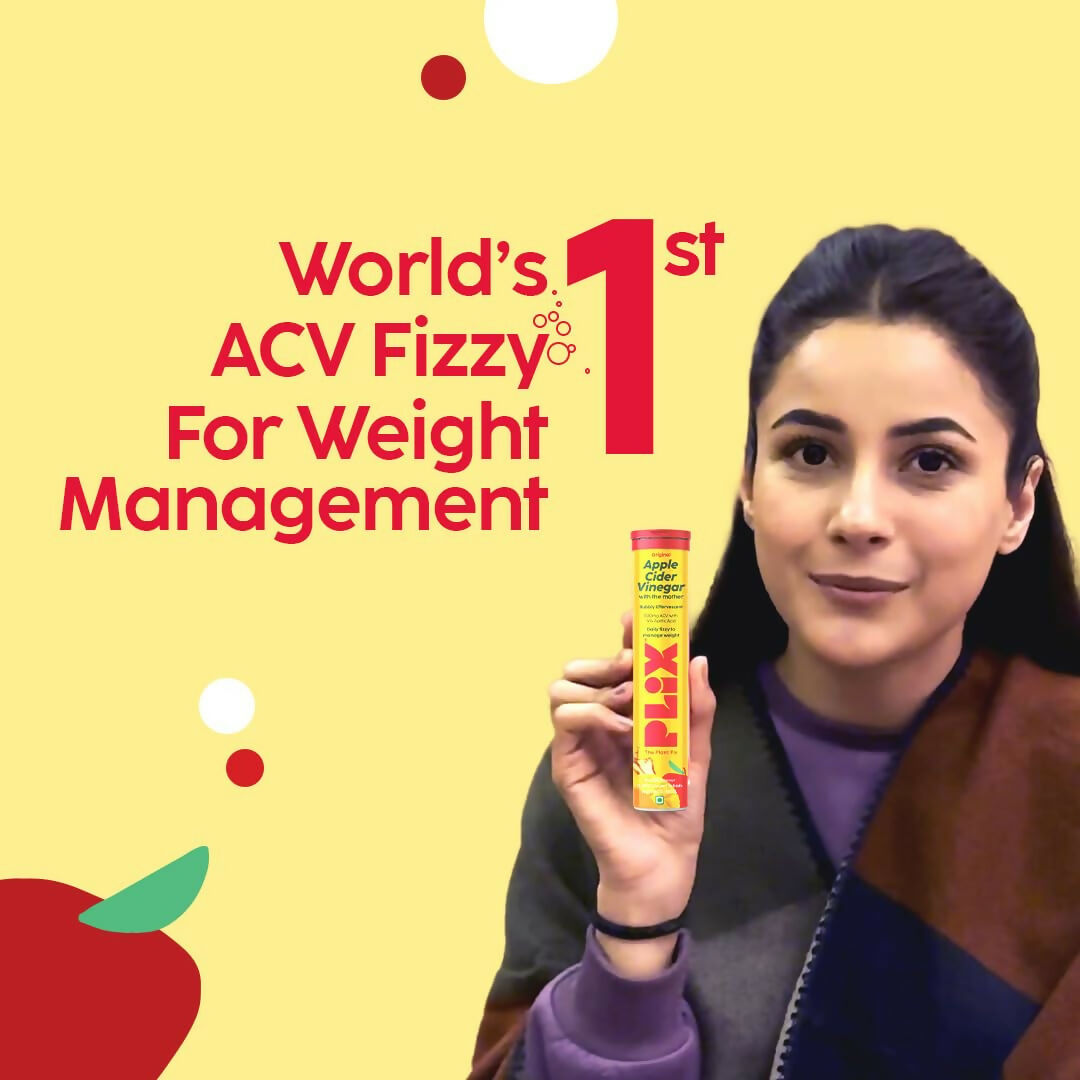 PLIX The Plant Fix Apple Cider Vinegar Effervescent Tablets with Mother - Mango 