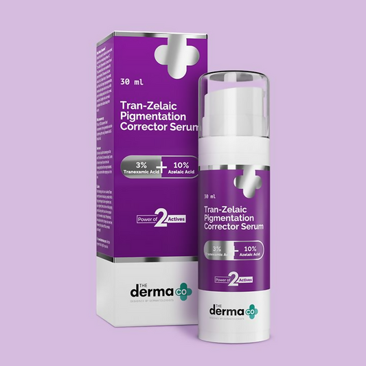 The Derma Co Tran-Zelaic Pigmentation Corrector Serum with Tranexamic Acid & Azelaic Acid - Grab2buy