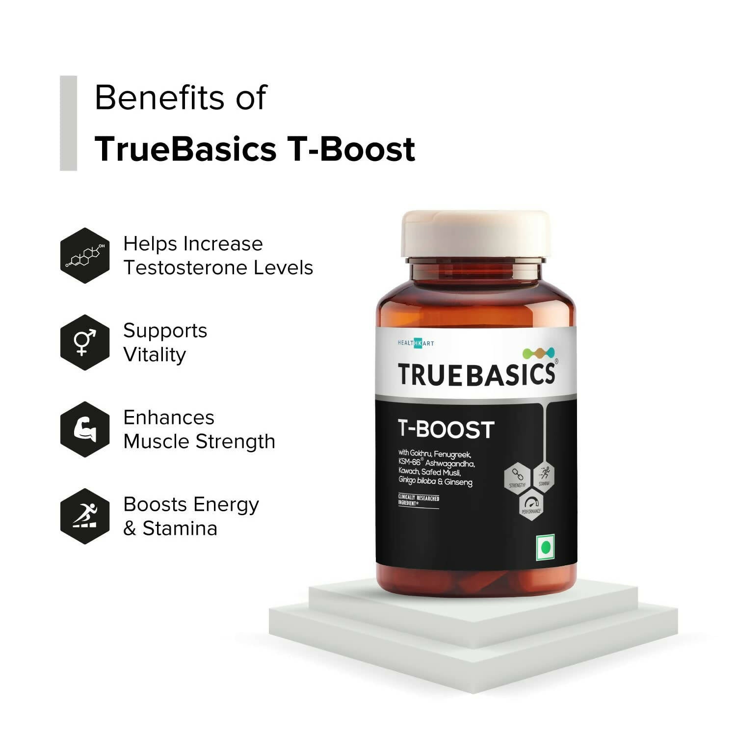 TrueBasics T-Boost Tablets for Men 