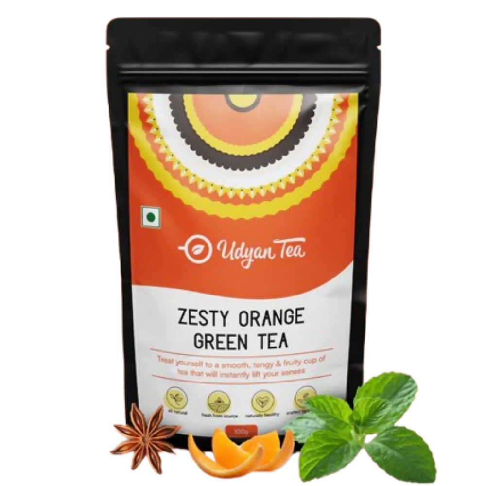 Udyan Tea Zesty Orange Green Tea  Grab2Buy Udyan Tea Grab2Buy