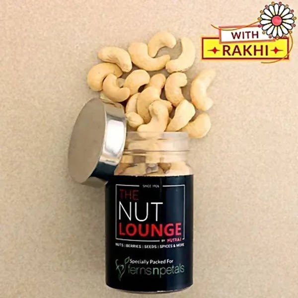 Auspicious Lord Shiv Rakhi & Cashew Jar
