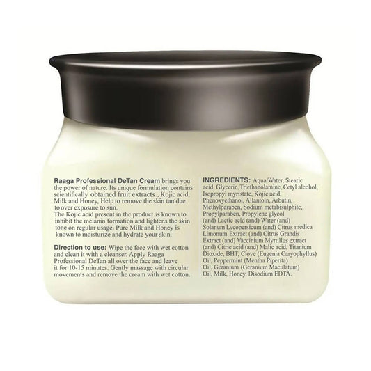 Raaga Professional De Tan Removal Cream With Kojic & Milk - Grab2buy
