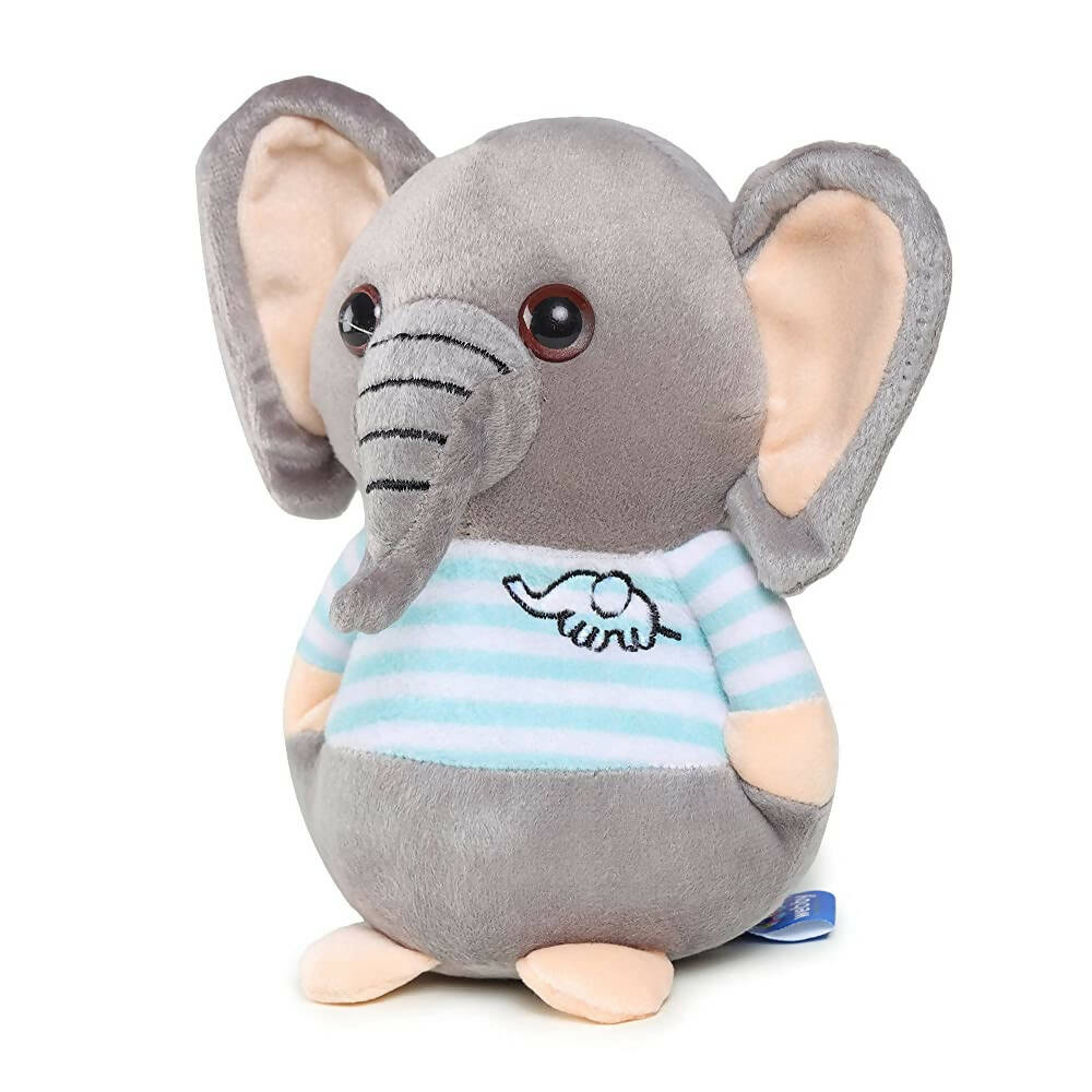 Webby Soft Animal Plush Elephant Toy 20cm-Blue  Grab2Buy Webby Grab2Buy