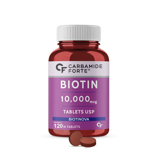 Carbamide Forte Biotin 10000mcg Tablets - Unflavored 