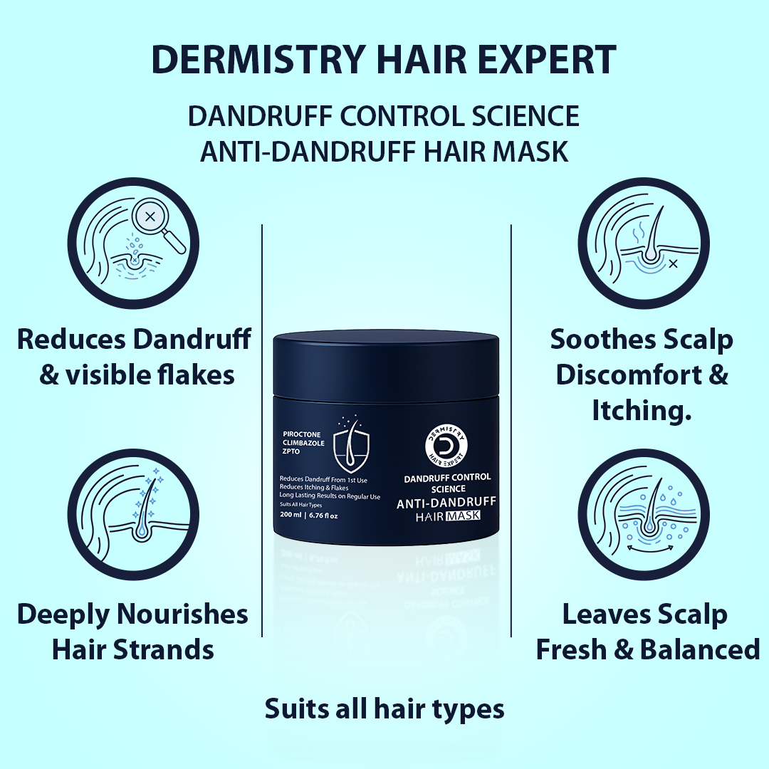 Dermistry Anti-Dandruff Control Shampoo Mask & Serum