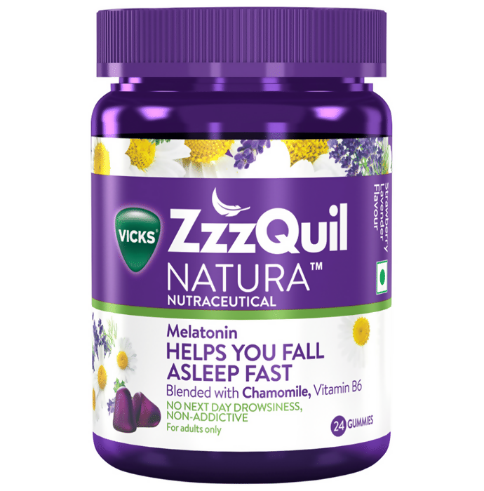 Vicks ZzzQuil Natura Melatonin Sleep Gummies 