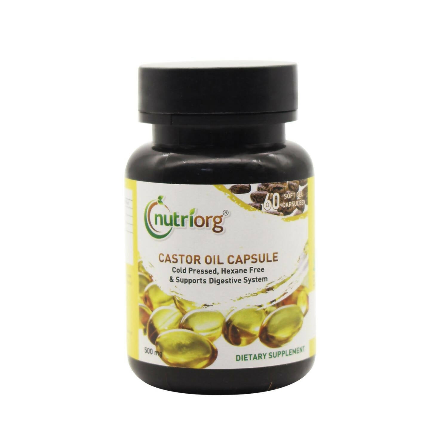 Nutriorg Castor Oil Soft Gel Capsules - Grab2buy