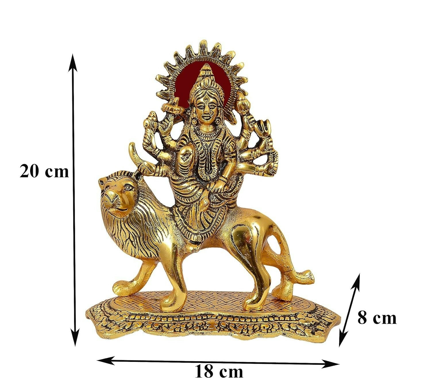 Nexplora Industries Metal Durga Maa Idol - Grab2buy