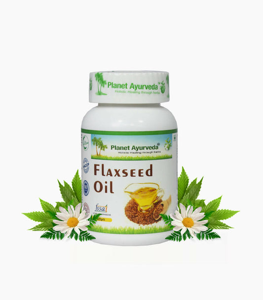Planet Ayurveda Flaxseed Oil Capsules - Grab2buy