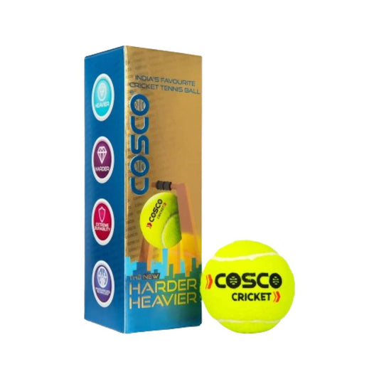 Cosco Light Cricket Tennis Balls (Pack of 3) 