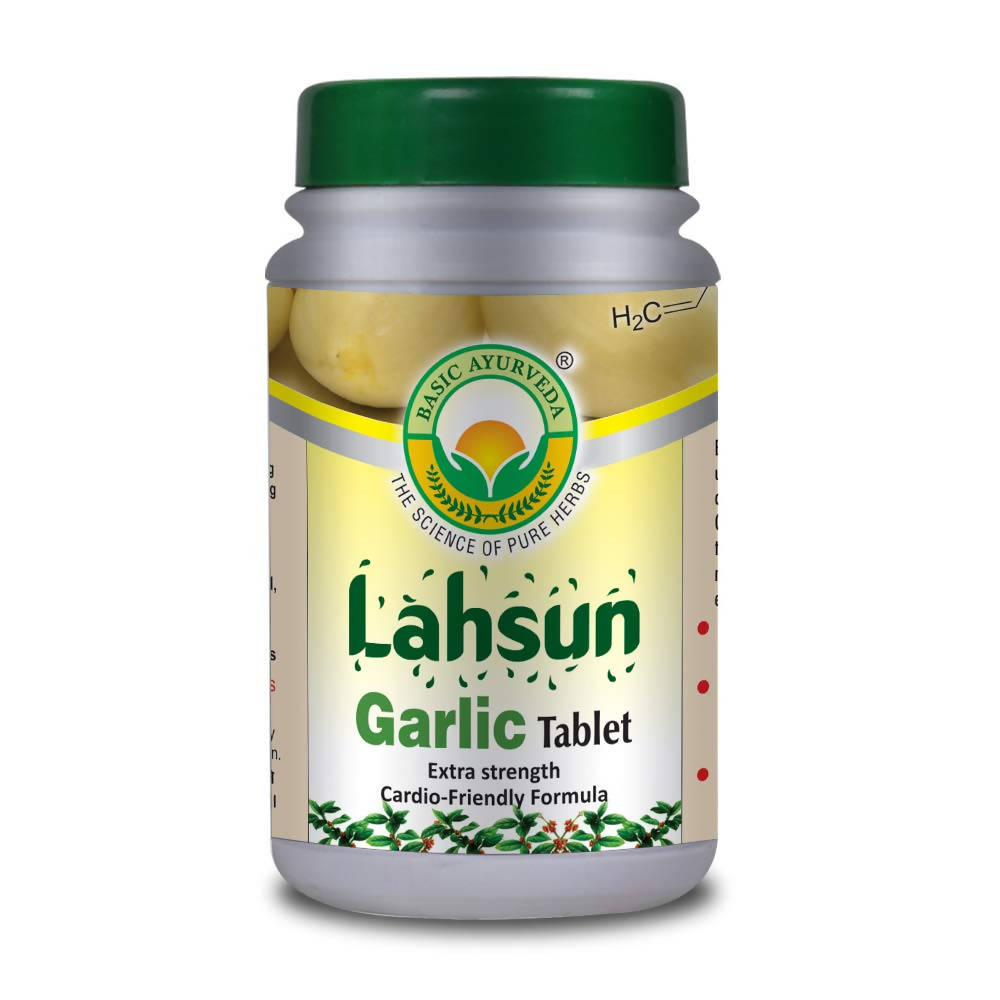 Basic Ayurveda Lahsun Garlic Tablet  Grab2Buy Basic Ayurveda Grab2Buy