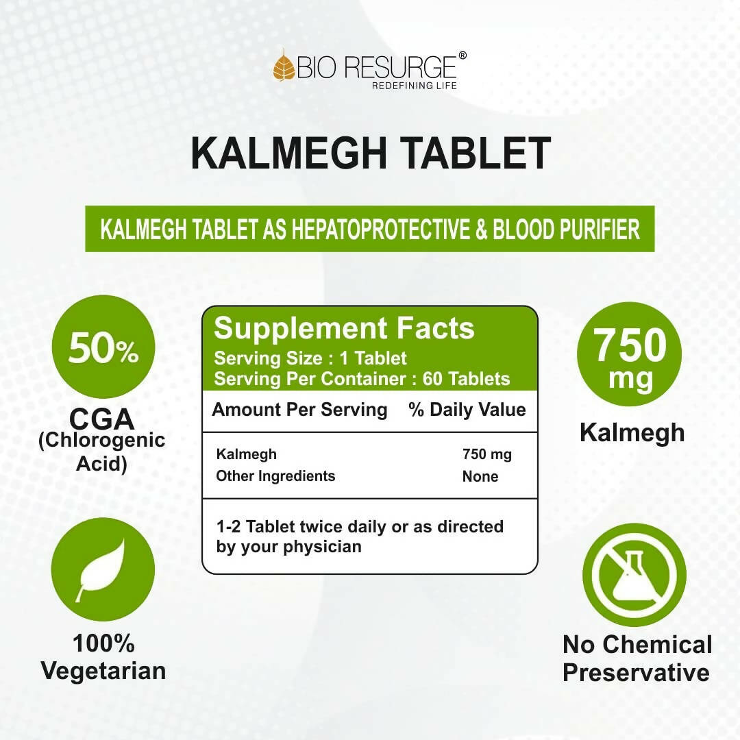 Bio Resurge Life Kalmegh Tablets 