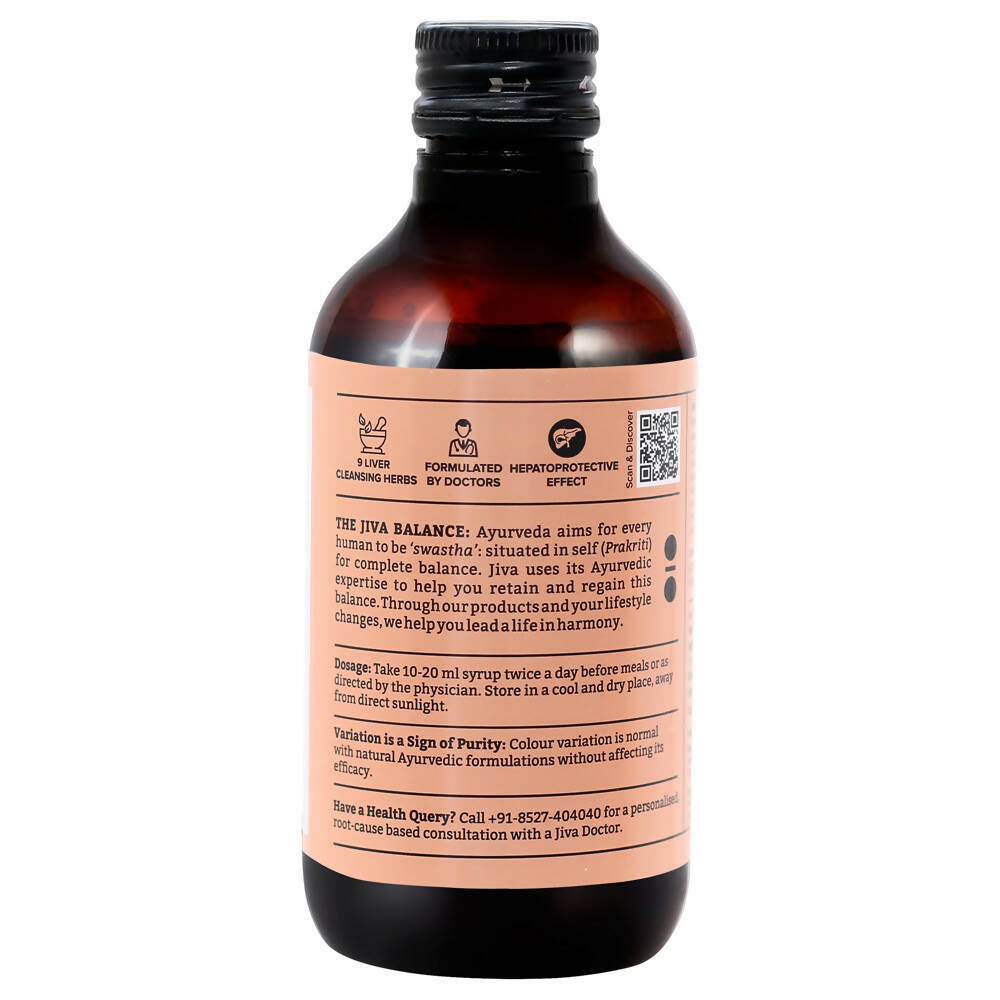 Jiva Ayurveda Livon Syrup | Ayurvedic Liver Tonic for Liver Health & Detoxification 
