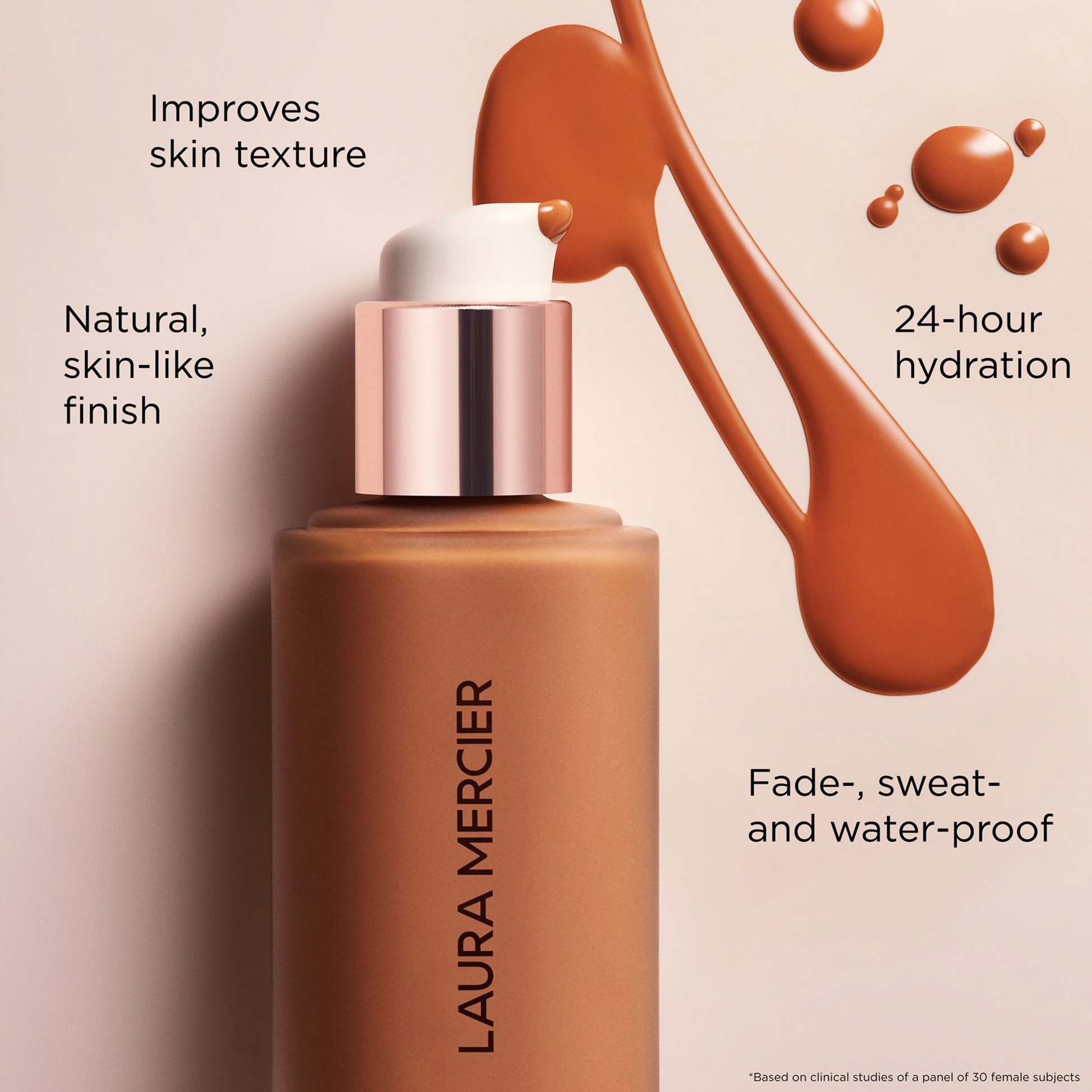 Laura Mercier Real Flawless Weightless Perfecting Foundation - 6W1 Ganache 