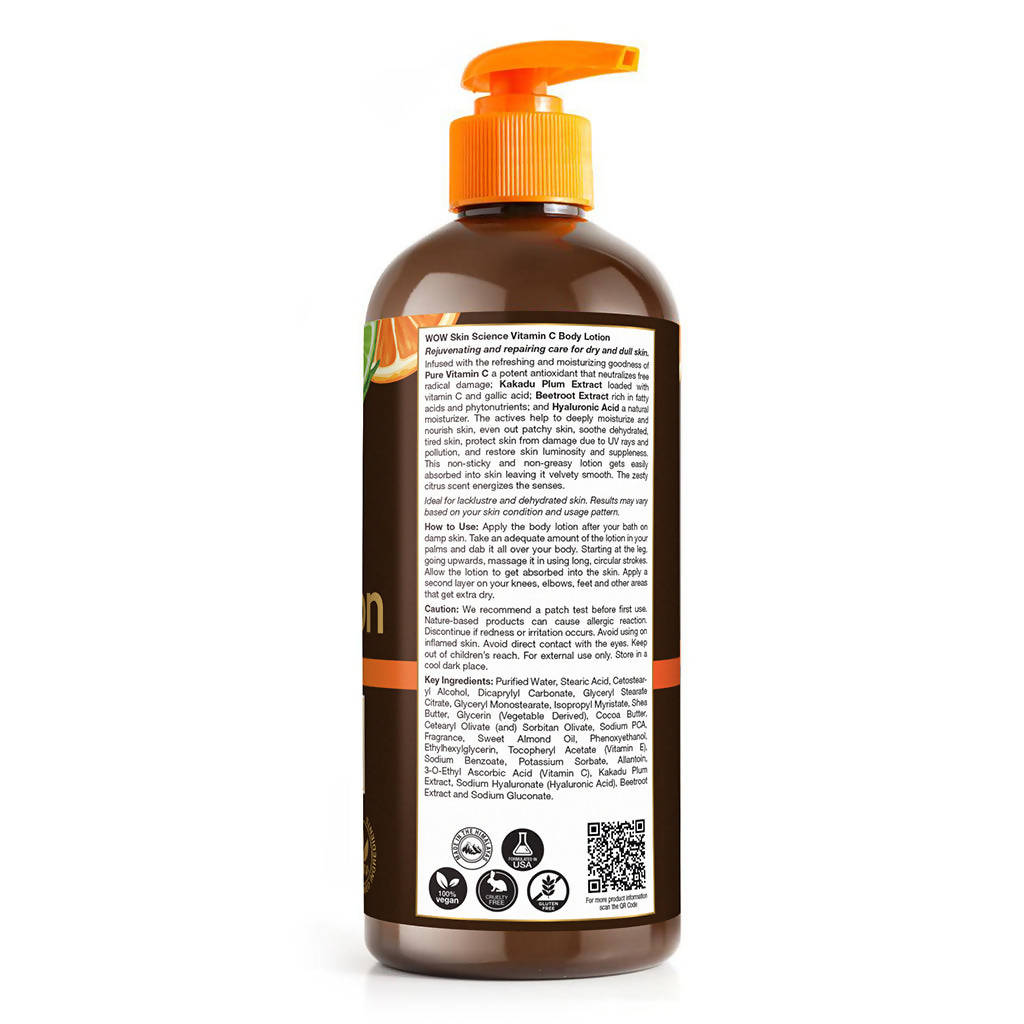 Wow Skin Science Vitamin C Body Lotion  Grab2Buy Wow Skin Science Grab2Buy