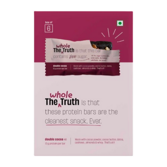The Whole Truth Protein Bars - Double Cocoa  Grab2Buy The Whole Truth Grab2Buy