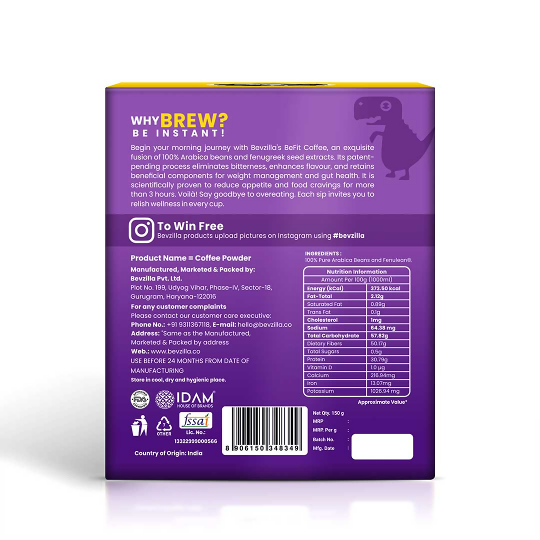 Bevzilla BeFit Coffee 