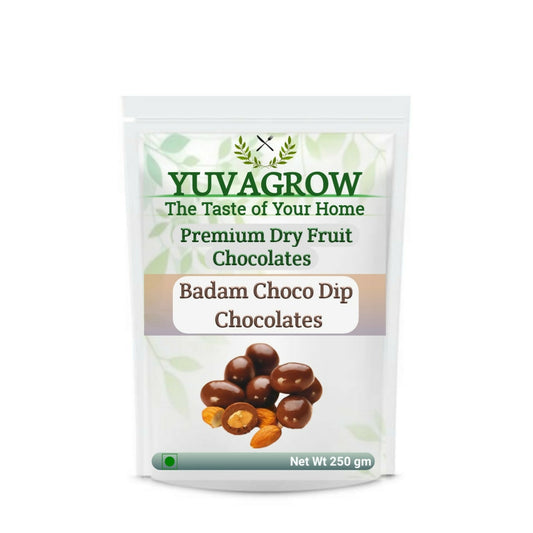 Yuvagrow Badam Choco Dip Chocolates  Grab2Buy Yuvagrow Grab2Buy