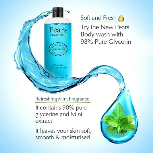 Pears Soft & Fresh and Oil Clear Body Wash Combo - Grab2buy