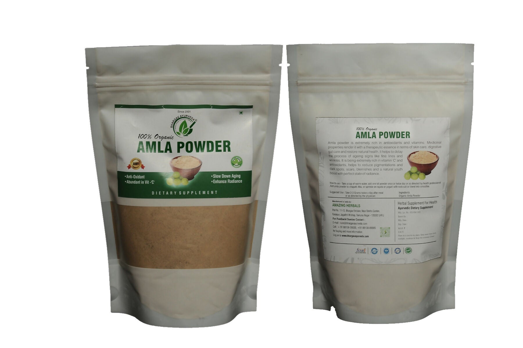 Dr.Bhargav’s Organic Amla Powder 