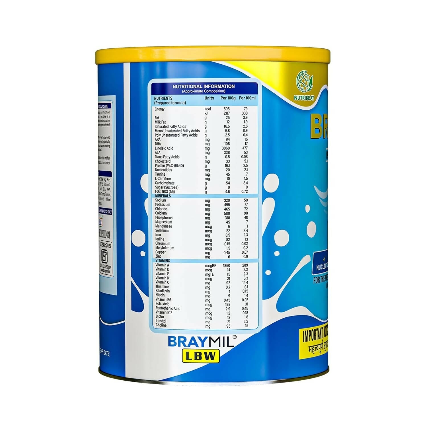 Braymil Pre-Term Formula LBW for the Preterm Baby Powder 