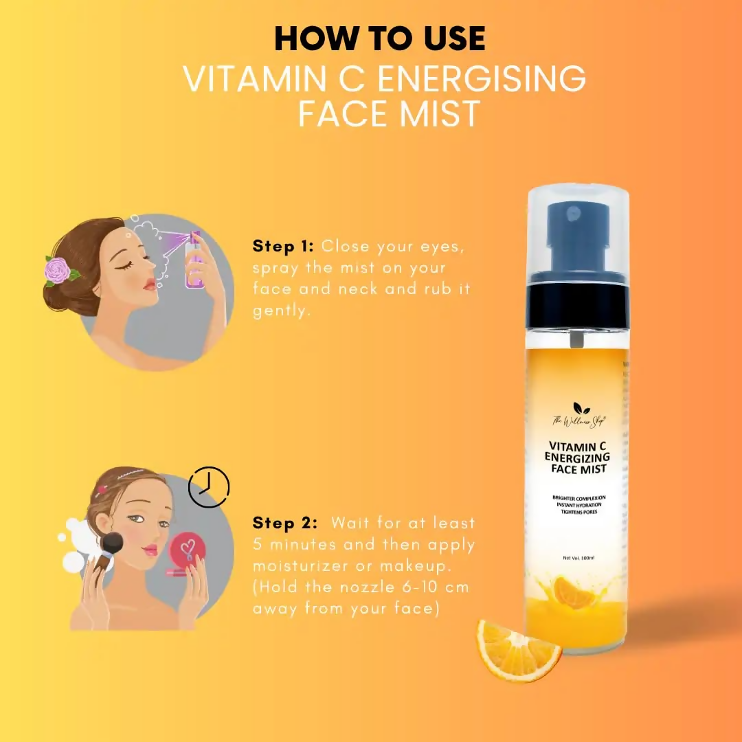 The Wellness Shop Vitamin C Energizing Face Mist  Grab2Buy The Wellness Shop Grab2Buy