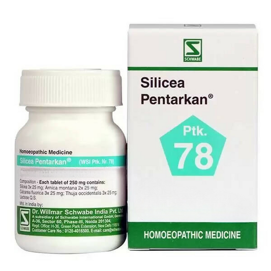 Dr. Willmar Schwabe India Silicea Pentarkan Ptk 78 Tablets 