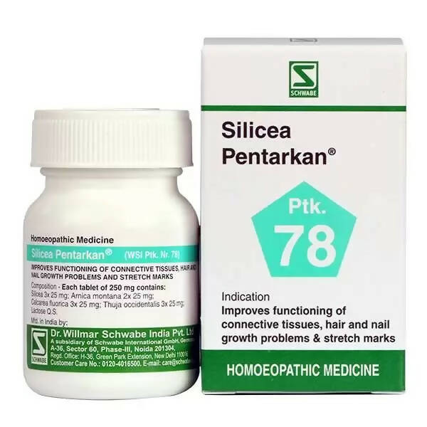 Dr. Willmar Schwabe India Silicea Pentarkan Ptk 78 Tablets - Grab2buy