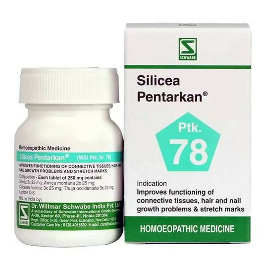 Dr. Willmar Schwabe India Silicea Pentarkan Ptk 78 Tablets - Grab2buy