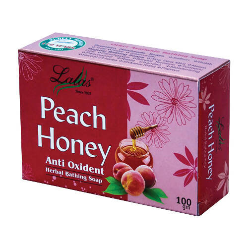 Lalas Peach Honey Herbal Bathing Soap 