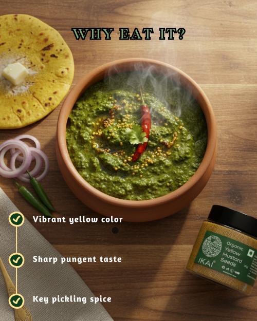 IKAI Organic Yellow Mustard Seeds 