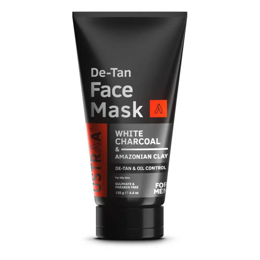 Ustraa White Charcoal & Amazonian Clay De-Tan Face Mask  Grab2Buy Ustraa Grab2Buy