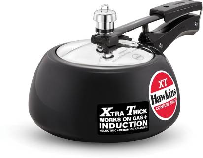 Hawkins Contura Black XT 2 L Induction Bottom Pressure Cooker (CXT20) | Grab2Buy